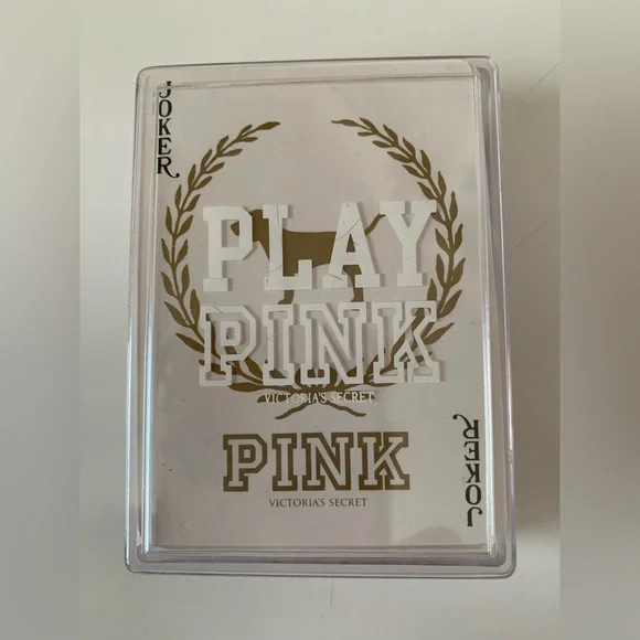 PINK Victoria’s Secret Play Pink Playing Cards